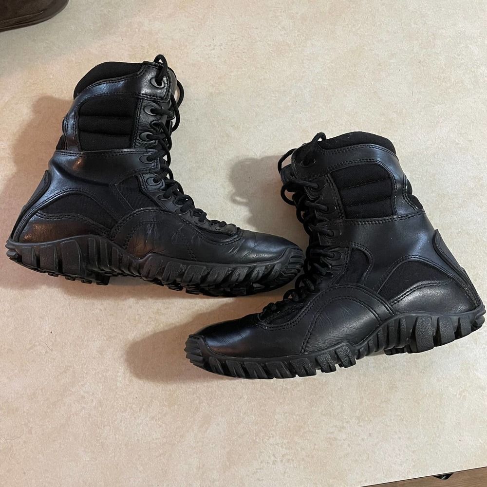 Tactical Research leather Black boots size 6W 6 W Mens/women’s moto